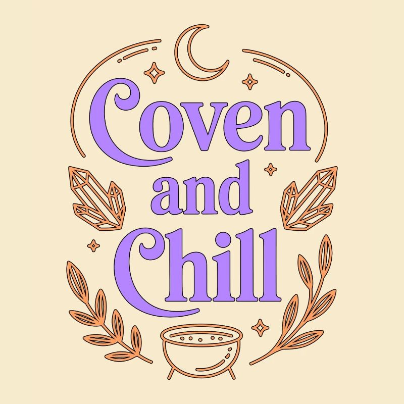 Witchcraft Coven And Chill Tarot Reading Wicca