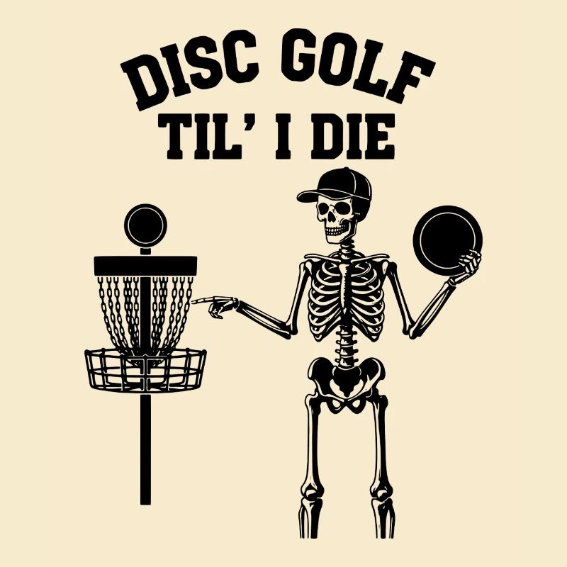 Disc Golf jusqu’à la mort Disc Golfer Drôle Disc Disc Flying Disc