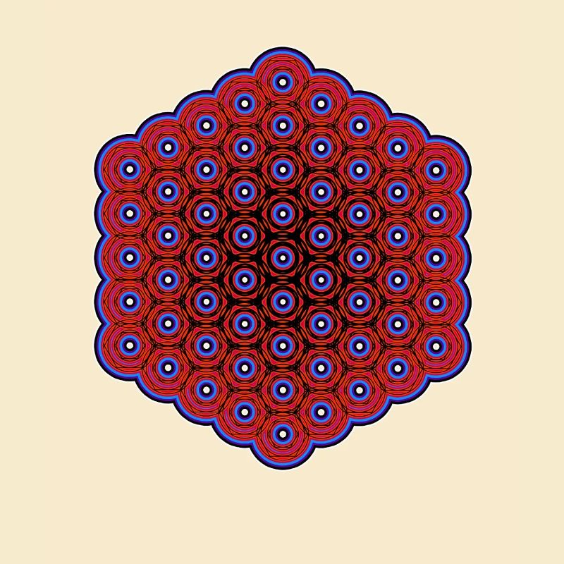 Festival Wear Rave Techno Goa Party Mandala Pattern