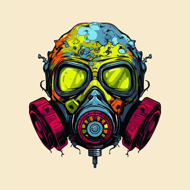 Gas Mask Graffiti