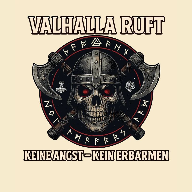 Valhalla Ruft Wikinger Runen Nordisch 