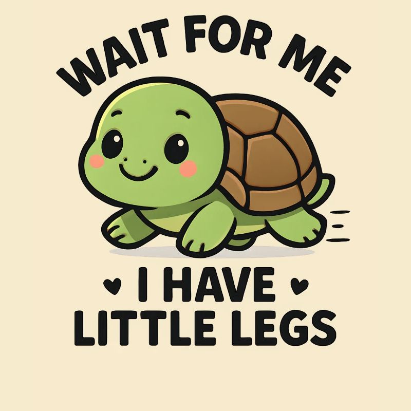 Turtle Saying Humor Meme Funny Gift Idea
