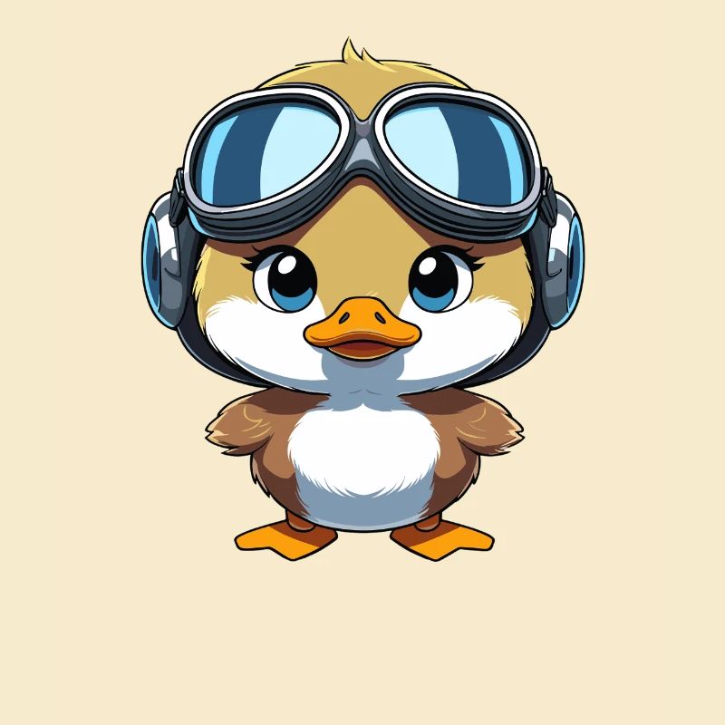 Quakender Pilot mit Fliegerbrille