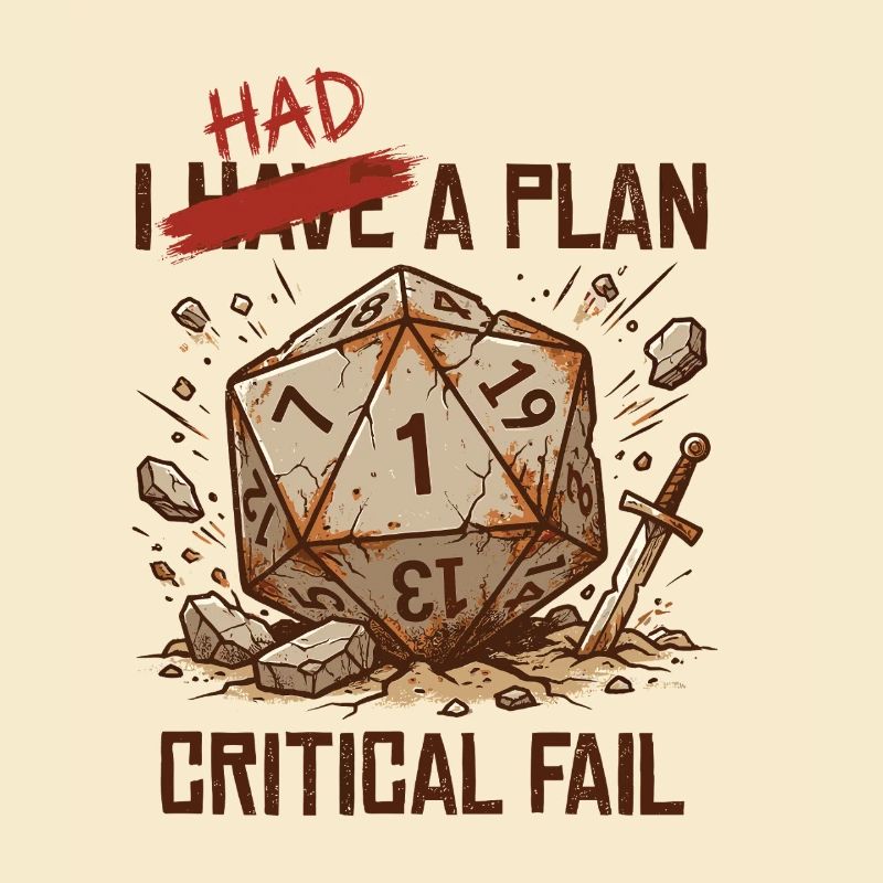 Échec critique – J’avais un plan cube