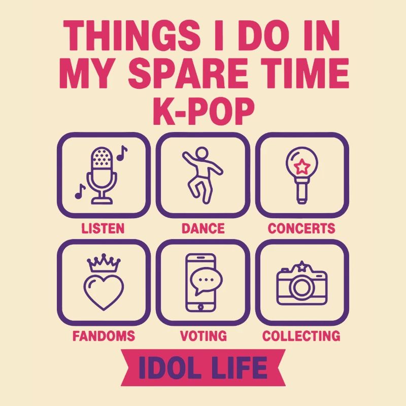 Choses que je fais pendant mon temps libre Vie d’idole K-Pop