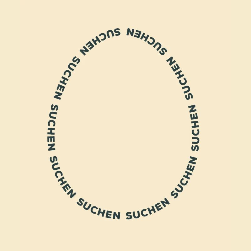 Happy Easter - Easter Egg Search - Typography