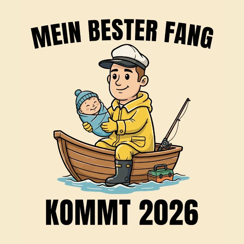 Vaterschaft 2026 Angler Werdender Papa