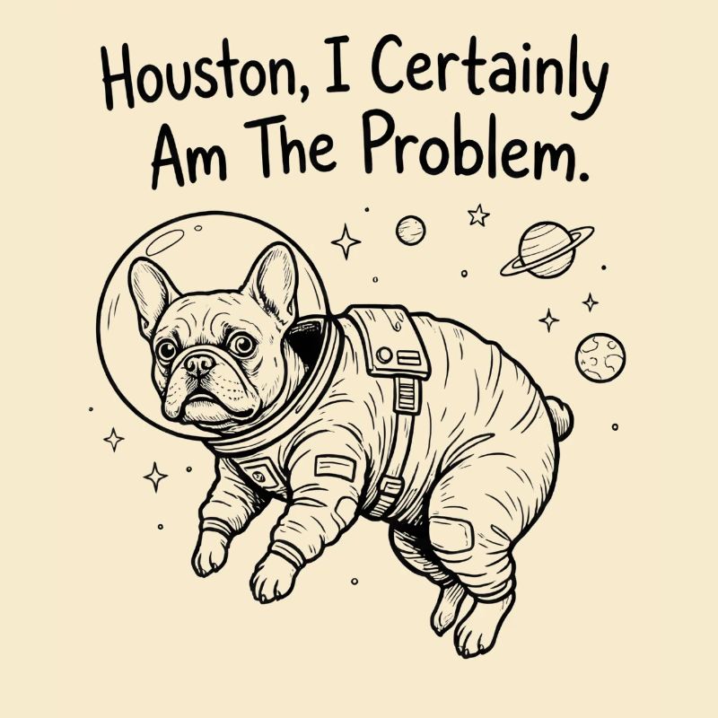 Frenchie im All – I Certainly Am The Problem