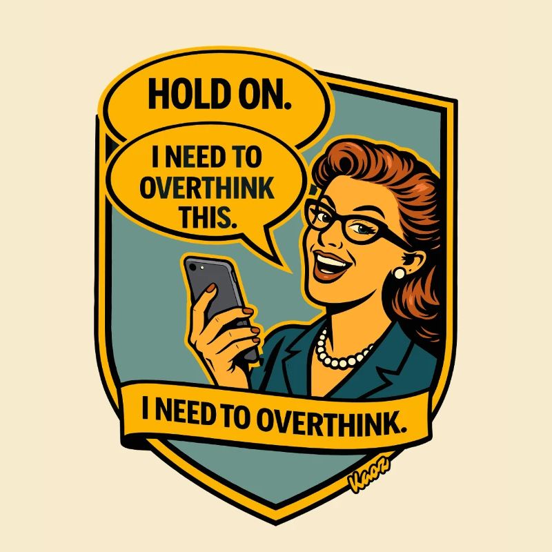 Stop – Repense Overthinker Comic