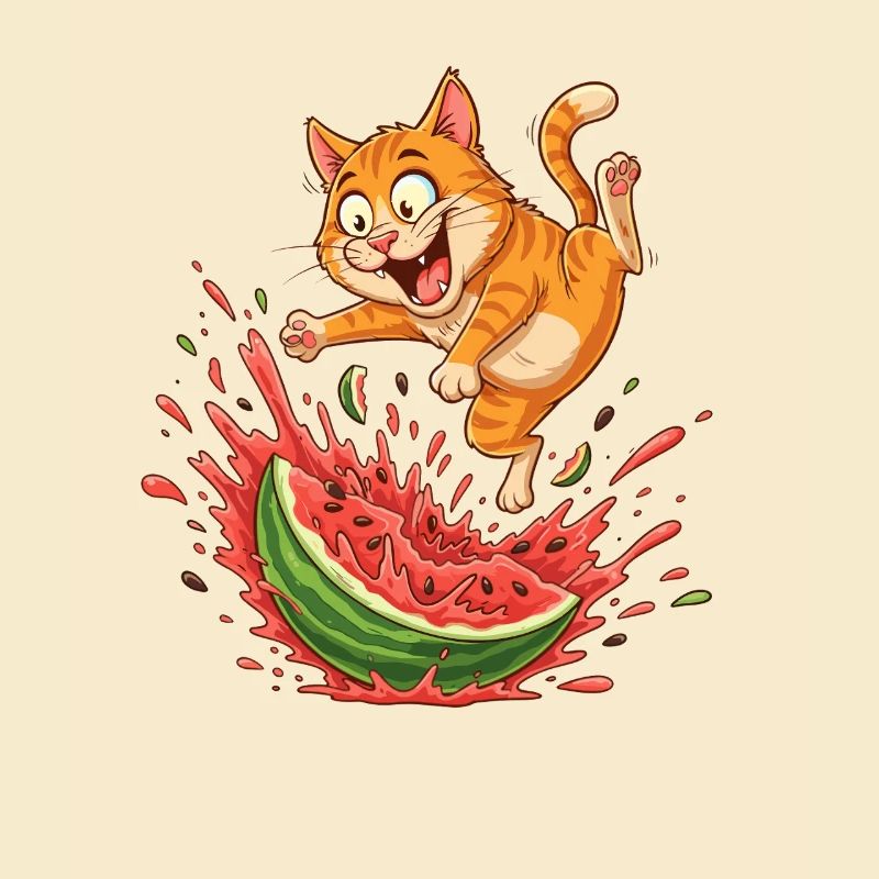 Fritzers de pastèque d’été Chats