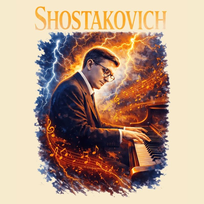 Chostakovitch Le son du feu au piano