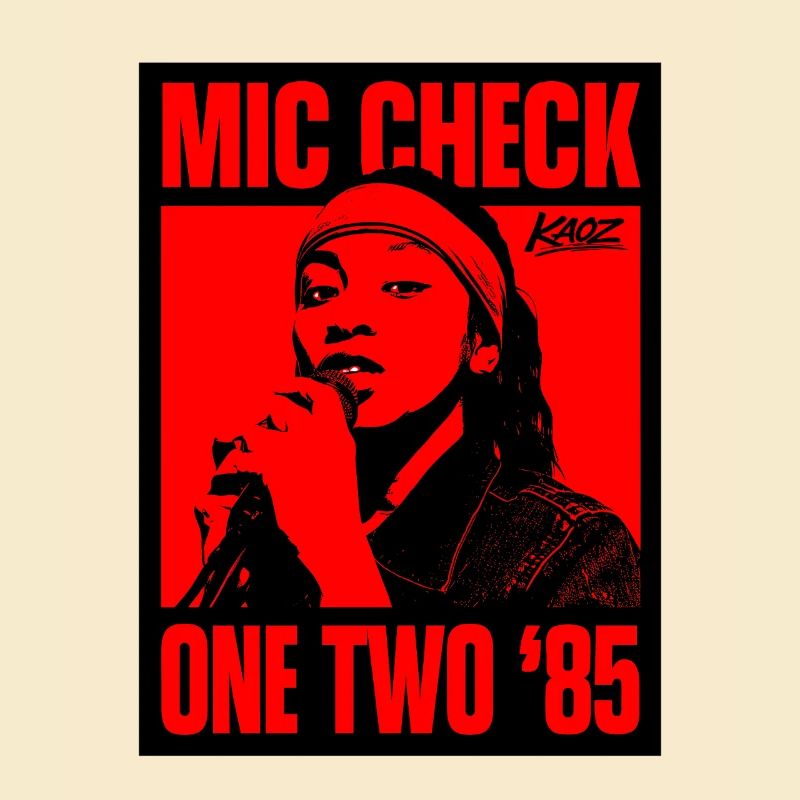 Mic Check One Two '85 Portrait