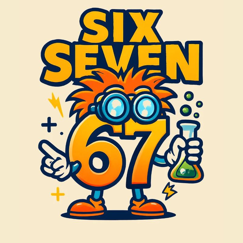 Six Seven 67 Science Humor Nerd Gift Idea