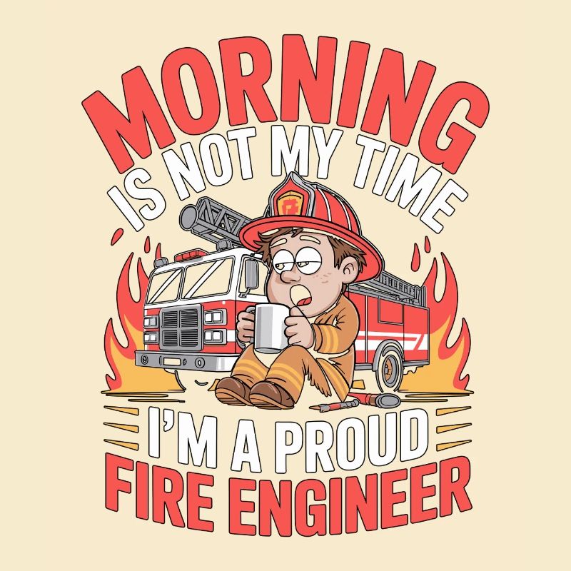 Fire Engineer Morning Is Not My Time Fire Service