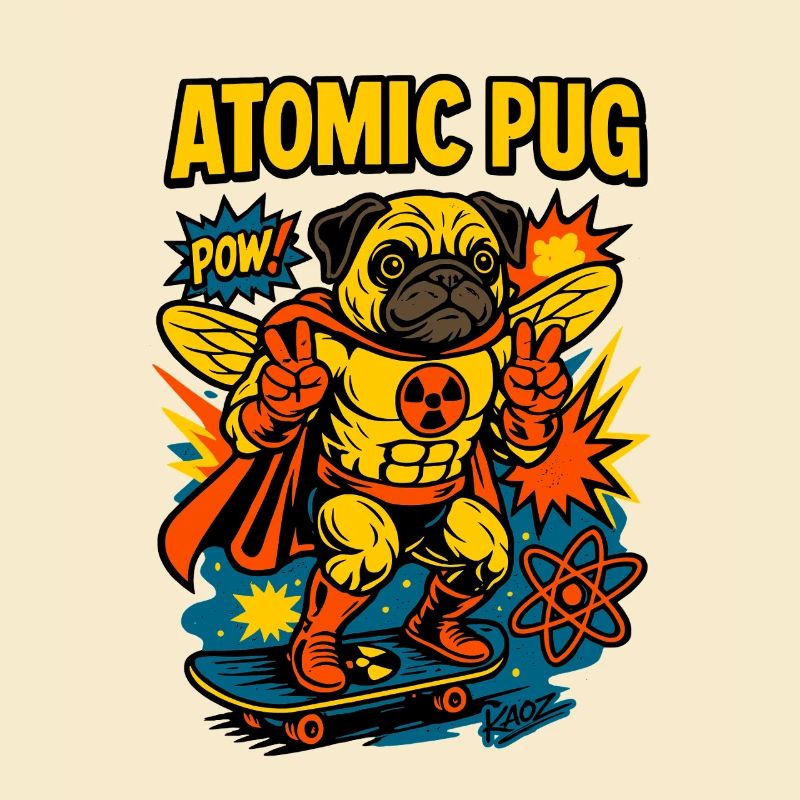 Atomic Pug Hero an Bord