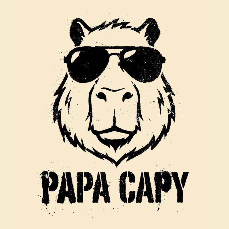 Papa Capy - Capybara Father's Day
