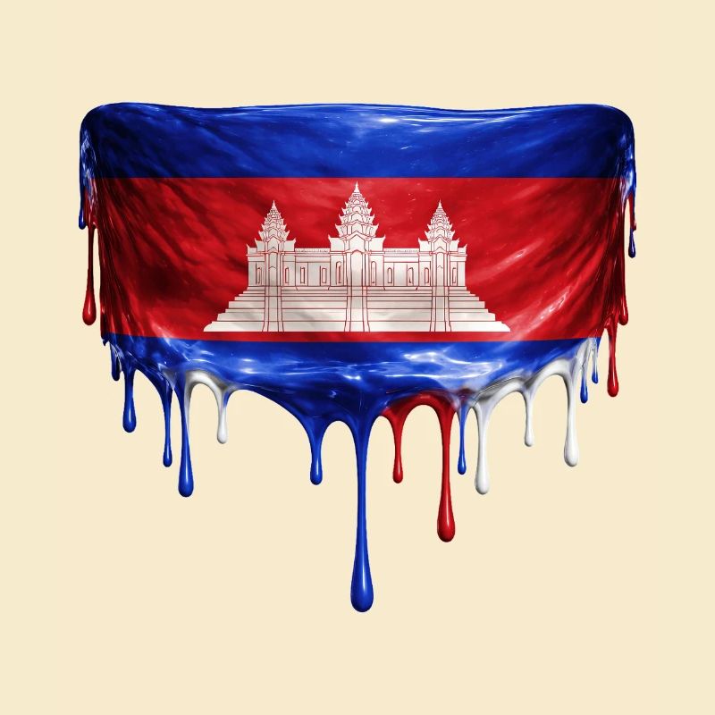 Drapeau de largage d’Angkor Wat