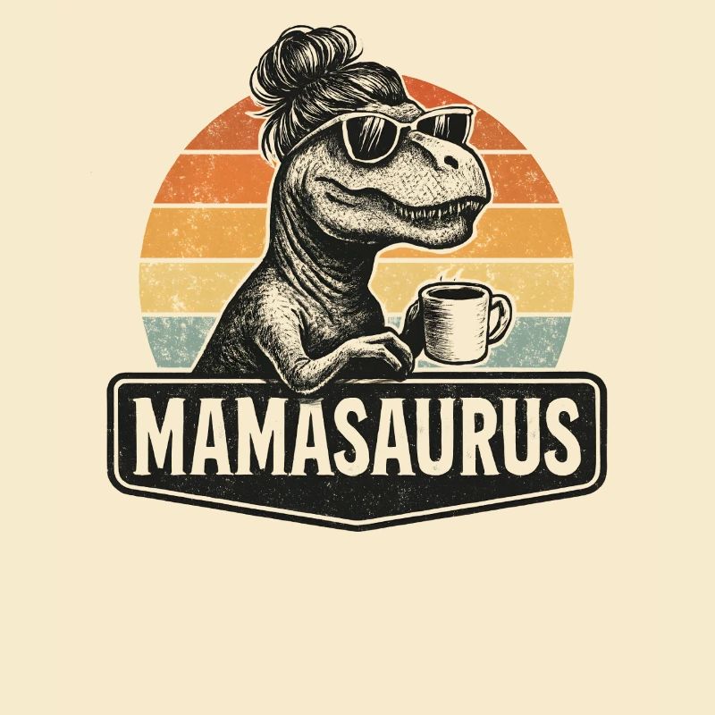 Mamasaurus Mama Mutter Geschenkidee Humor Lustig
