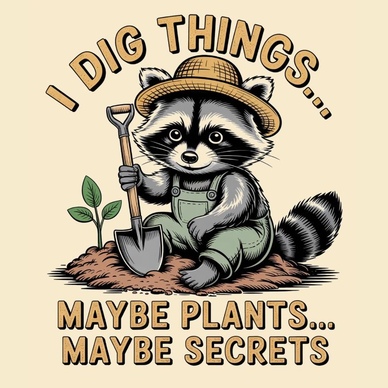 Raccoon Gardener: Digging for Secrets