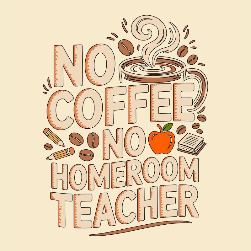 Professeur principal Pas de café Pas de professeur Amoureux du café