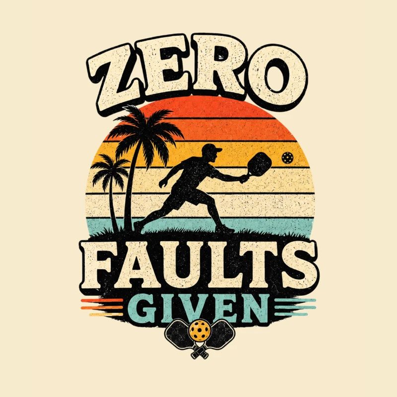 Zero Faults Given Retro Pickleball Design 