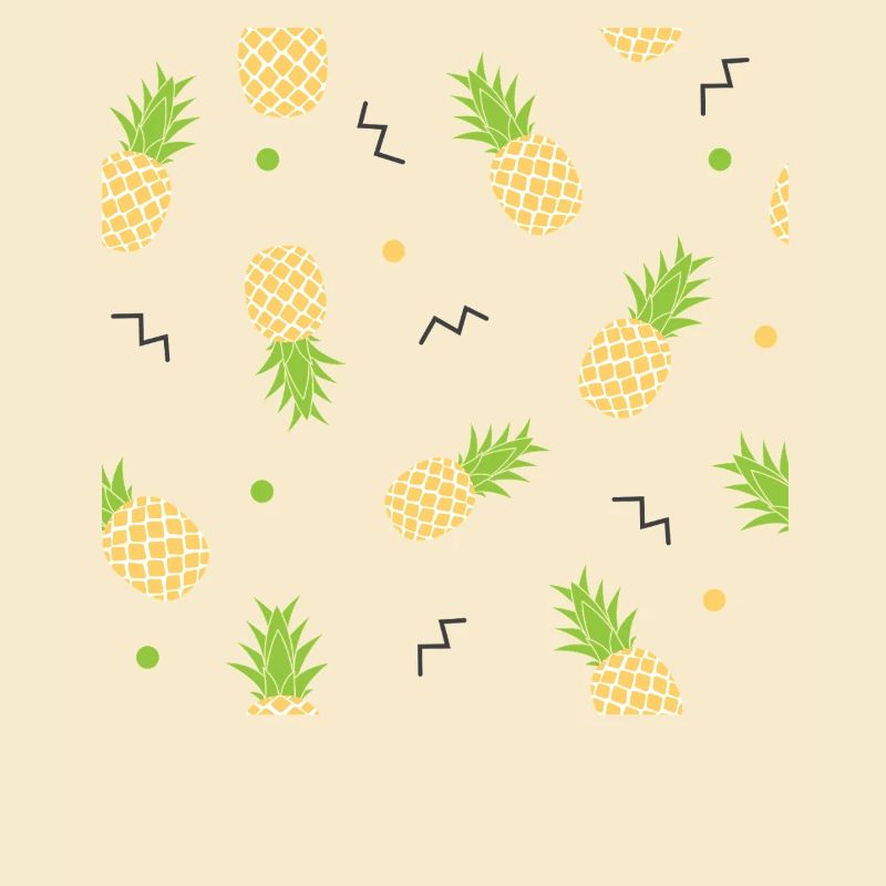 pineapple yellow pattern