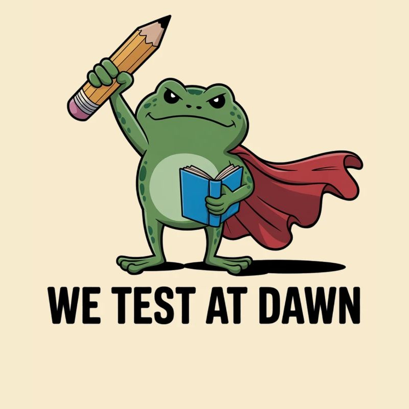 Dawn-getesteter Frosch-Superheld