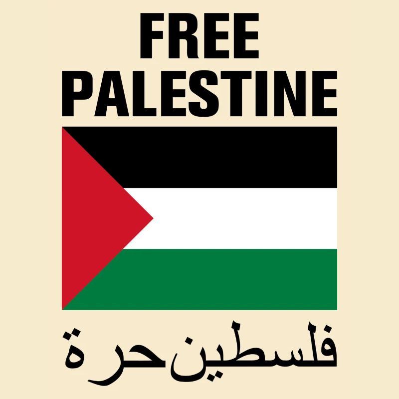 Libérez la Palestine avec drapeau