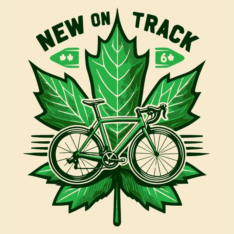 Cycling Leaf Logo Design