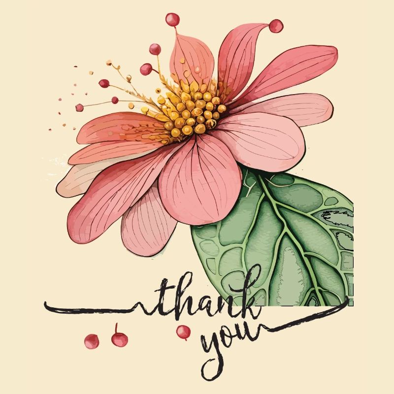 Fleur délicate, merci