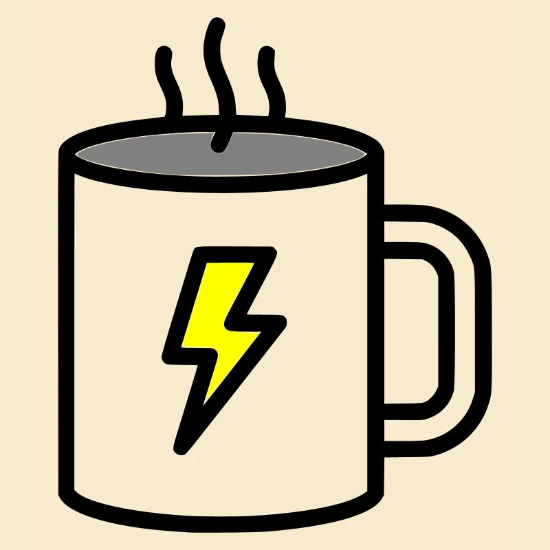 Strong Coffee Cup Electricity