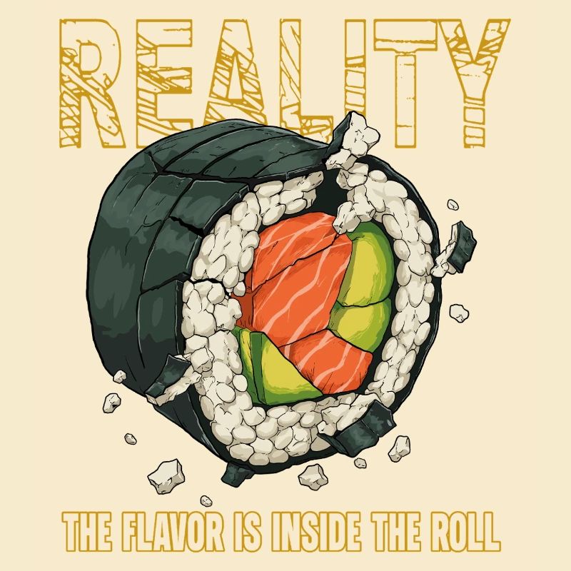 Sushi Roll Reality Innerer Geschmack