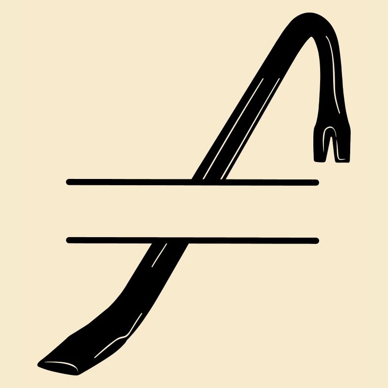 Logo cambrioleur Pied-de-biche ou pied-de-biche