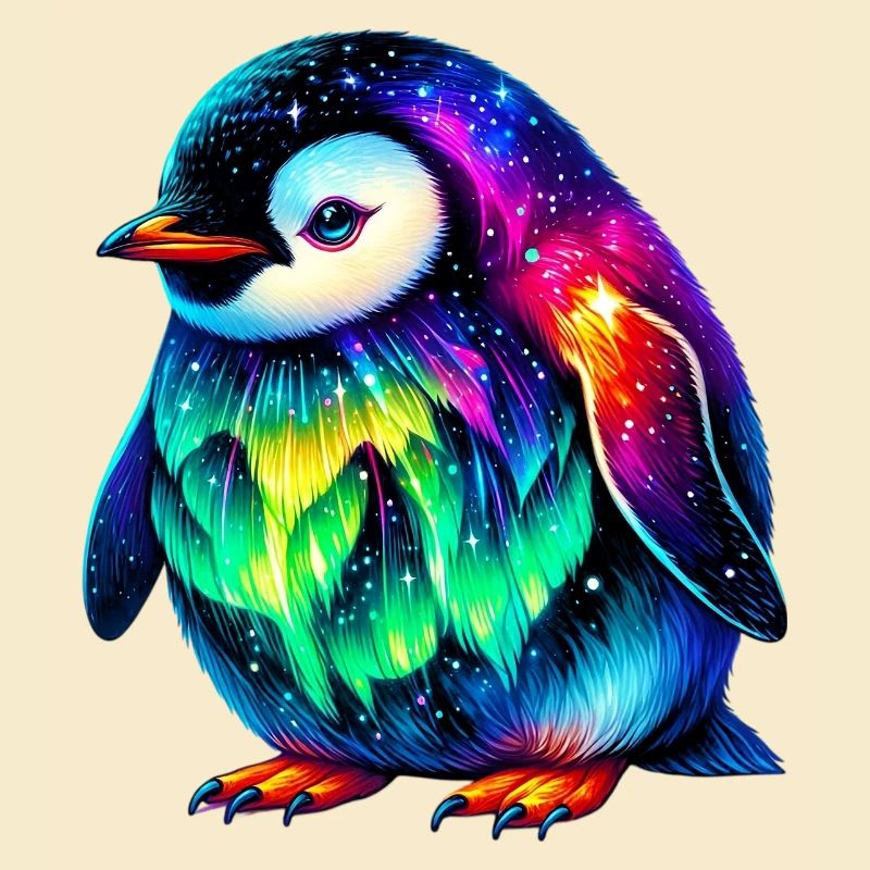 Aurora Borealis Pinguin