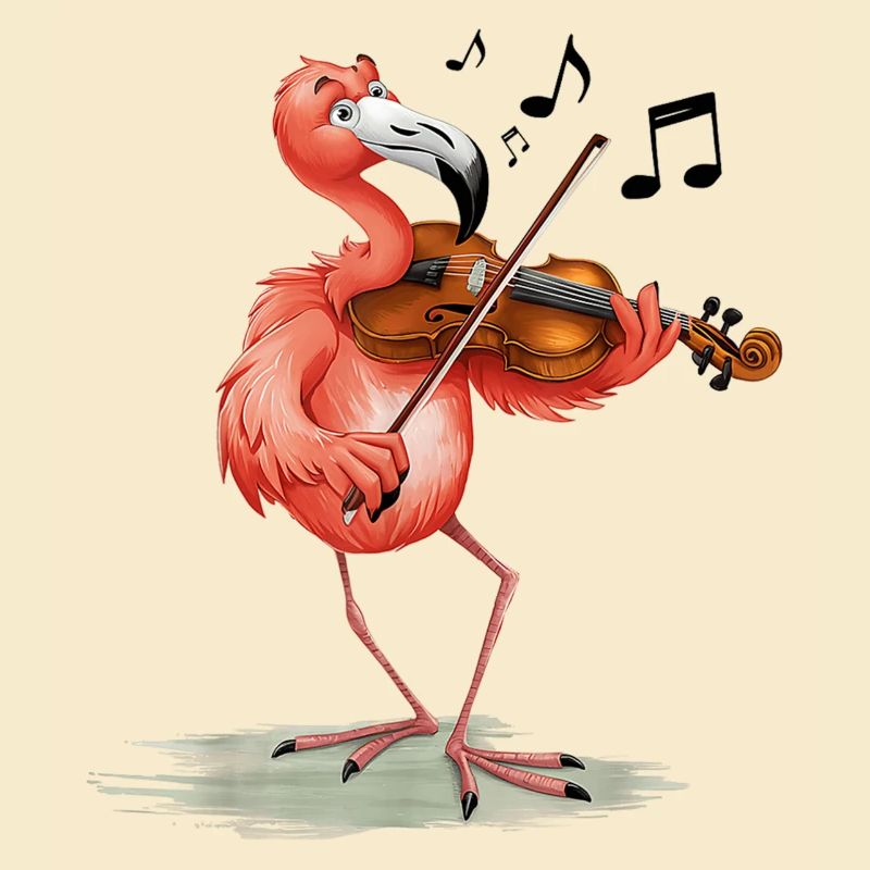 Flamingo Violinist