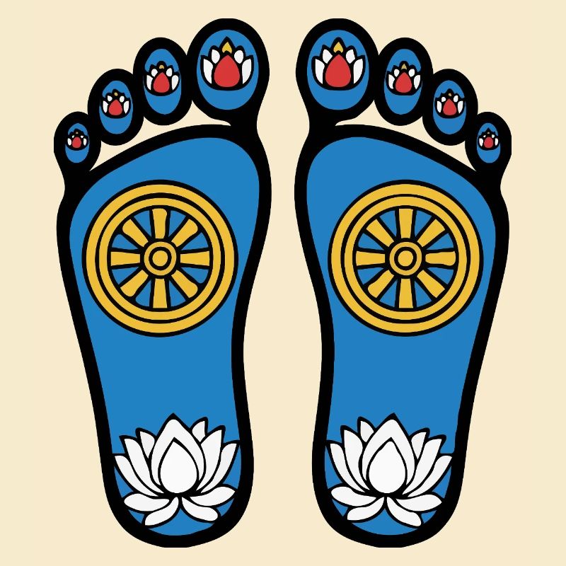 Füße des Buddha