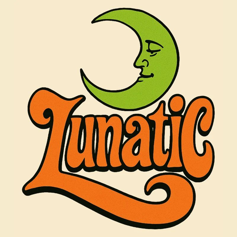 Lunatic Moon Retro Typography