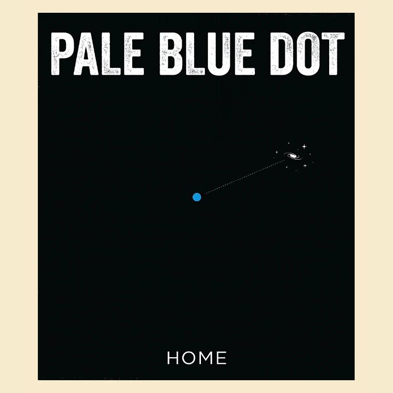 Universe Blue Dot Home