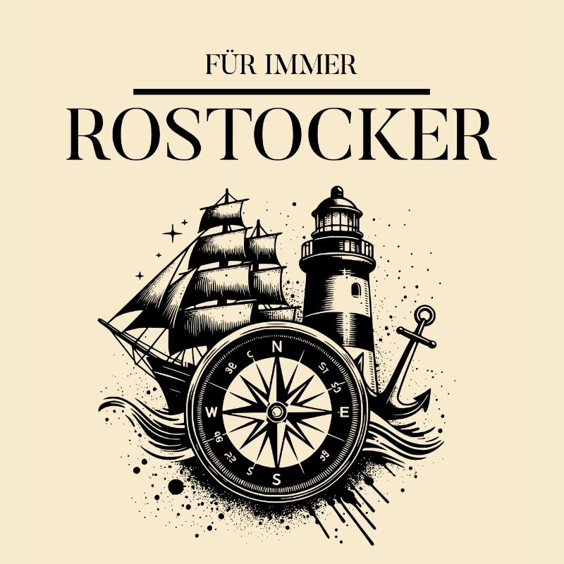 Forever Rostocker With Lighthouse and Compass