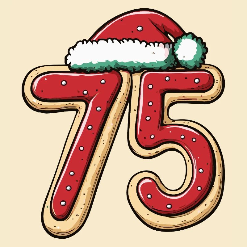75 Numéro Biscuit Noël