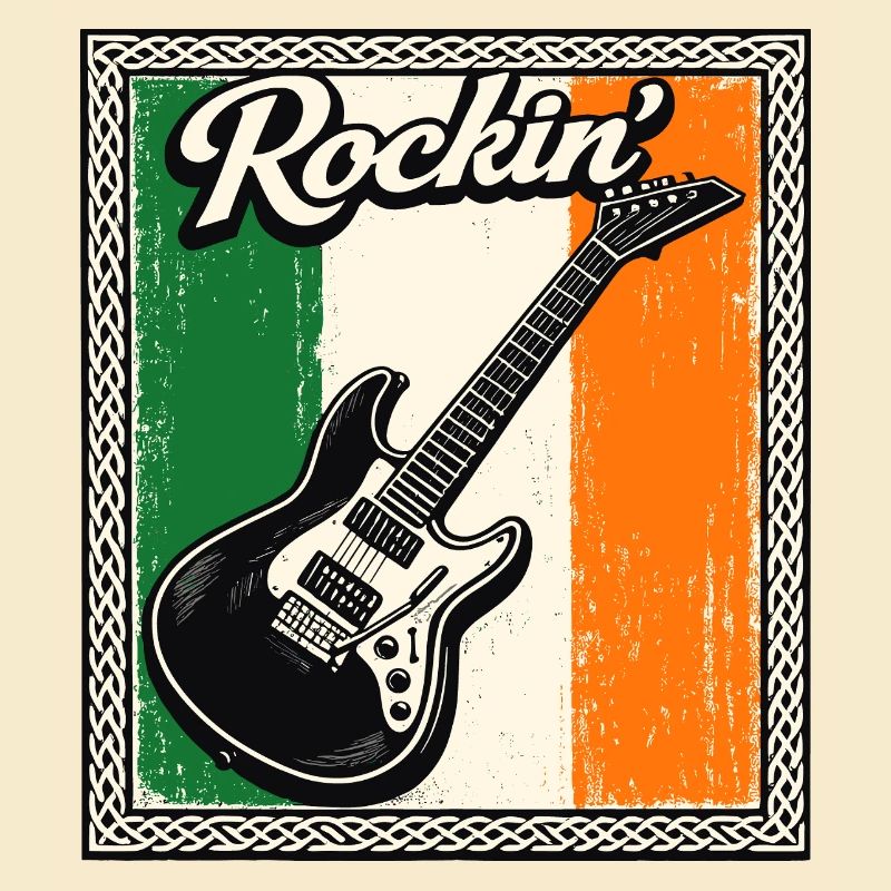 Cadeau d’anniversaire de guitare de St Patrick