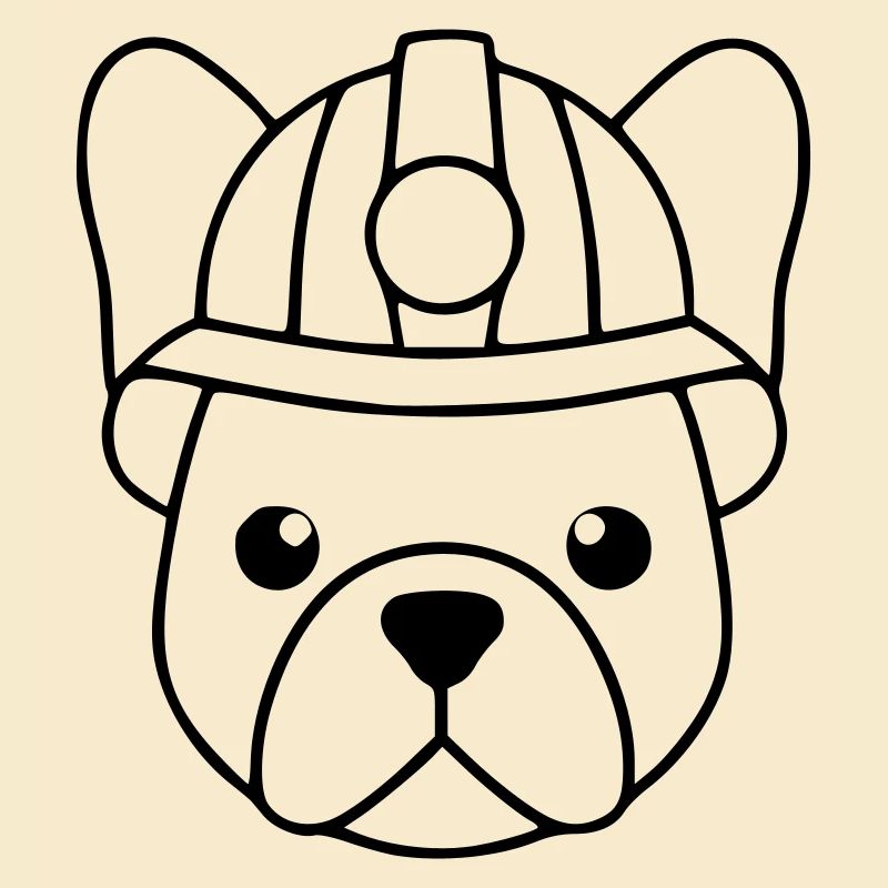 Frenchie Bergarbeiter Helm Lampe