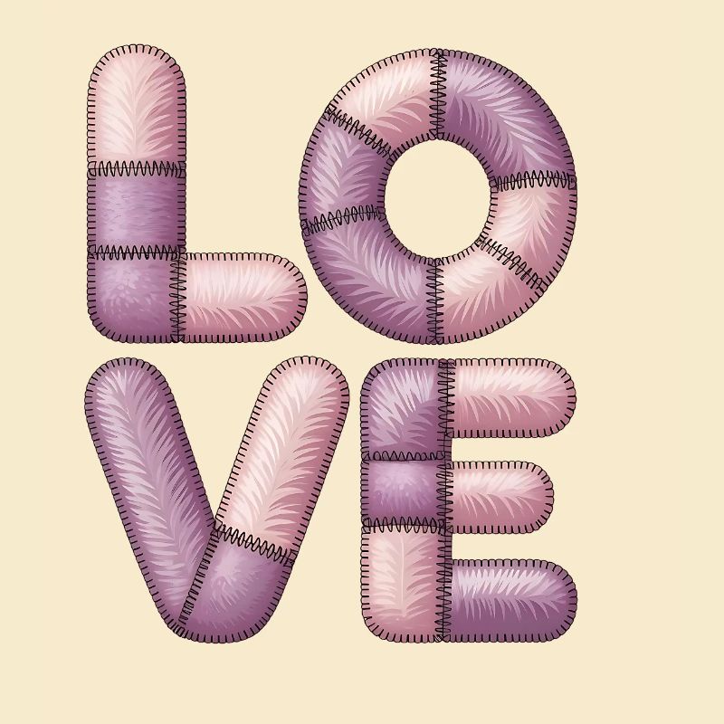 Un amour patchwork doux pour les filles et les ados