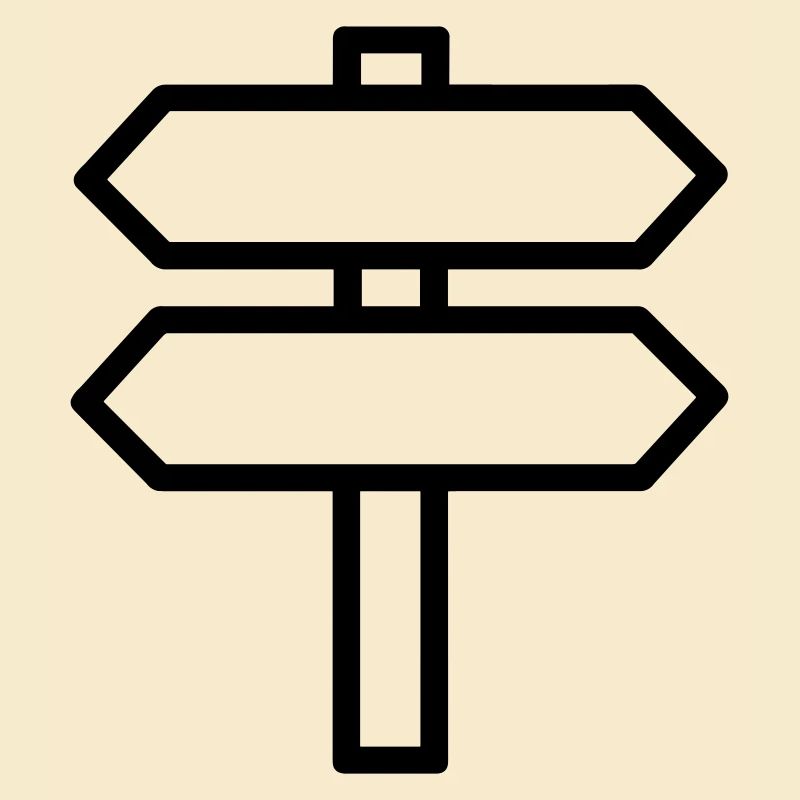 panneau direction