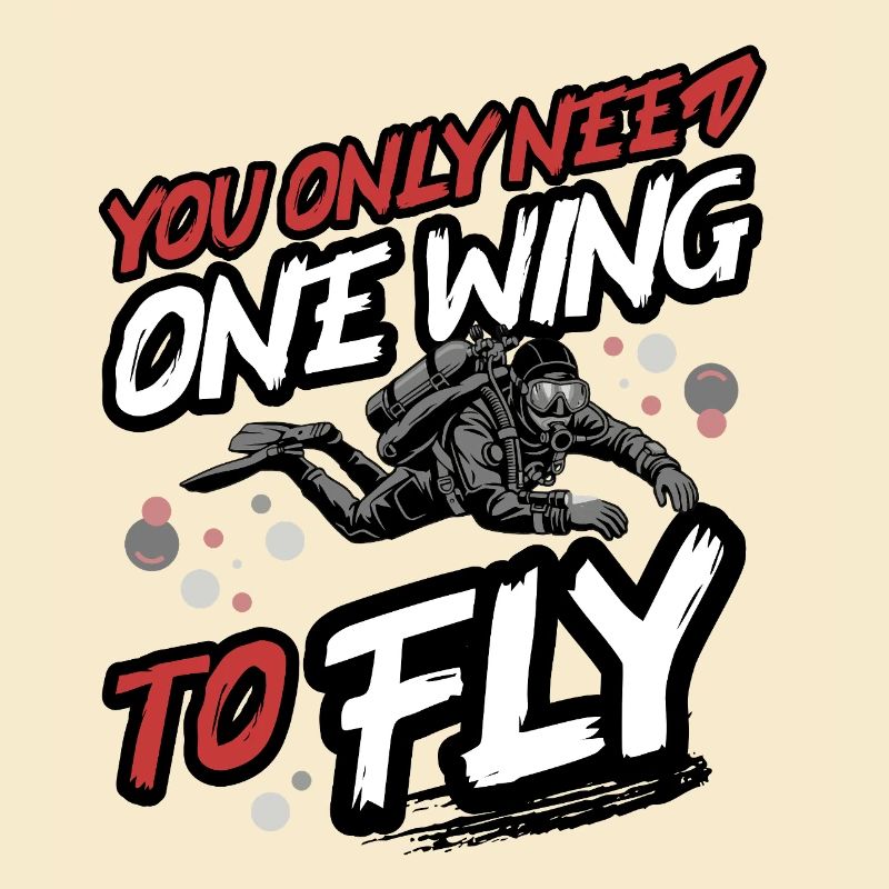 Tauchen One Wing To Fly – Tec & Scuba Diver Design