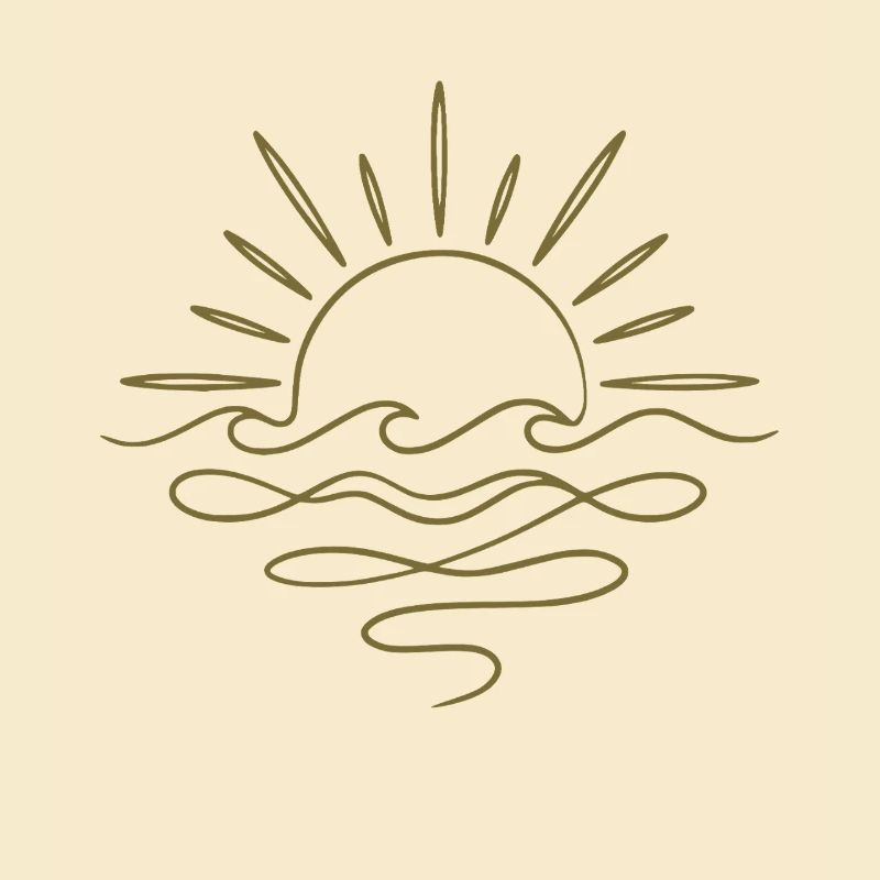 Boho Sonne und Meer