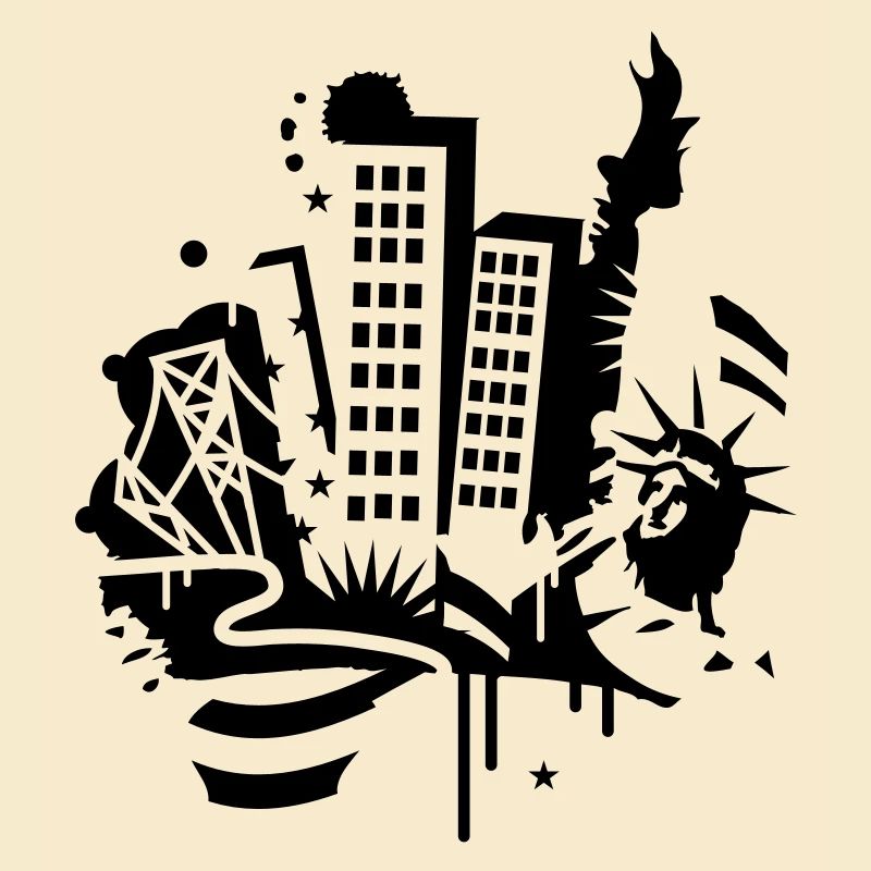 A New-York City Design dans le style de graffiti