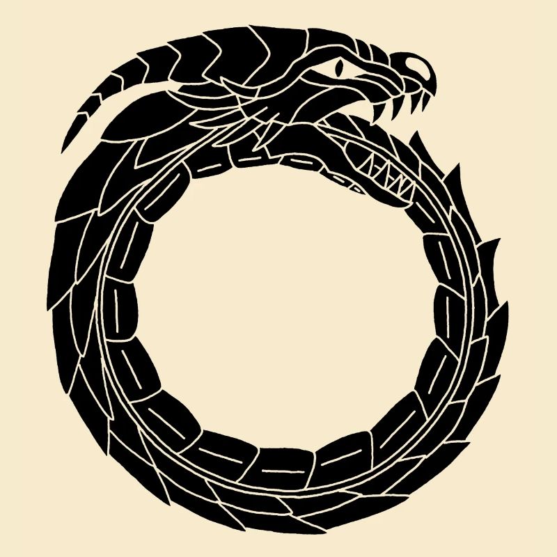 Dragon noir dévoreur