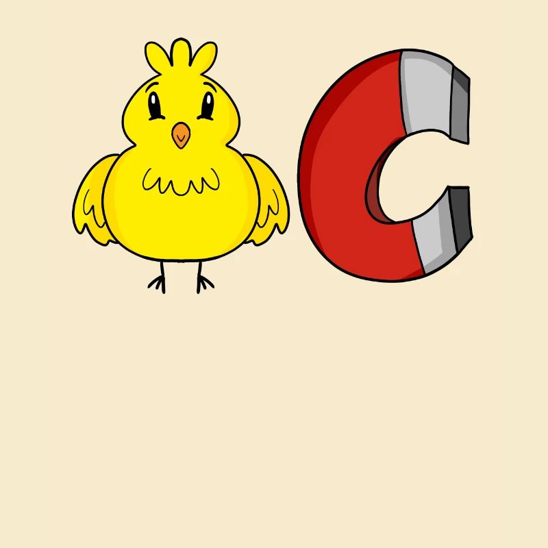 Aimant de poussin