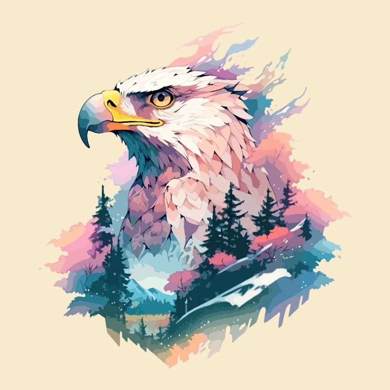Eagle Head Nature Wilderness Forest Trees Mountains